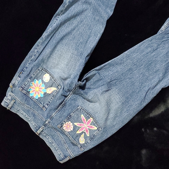 Peace Love flared retro jeans - Picture 6 of 8